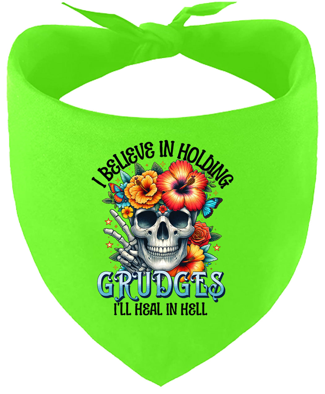Grudges Skull Pet Bandana