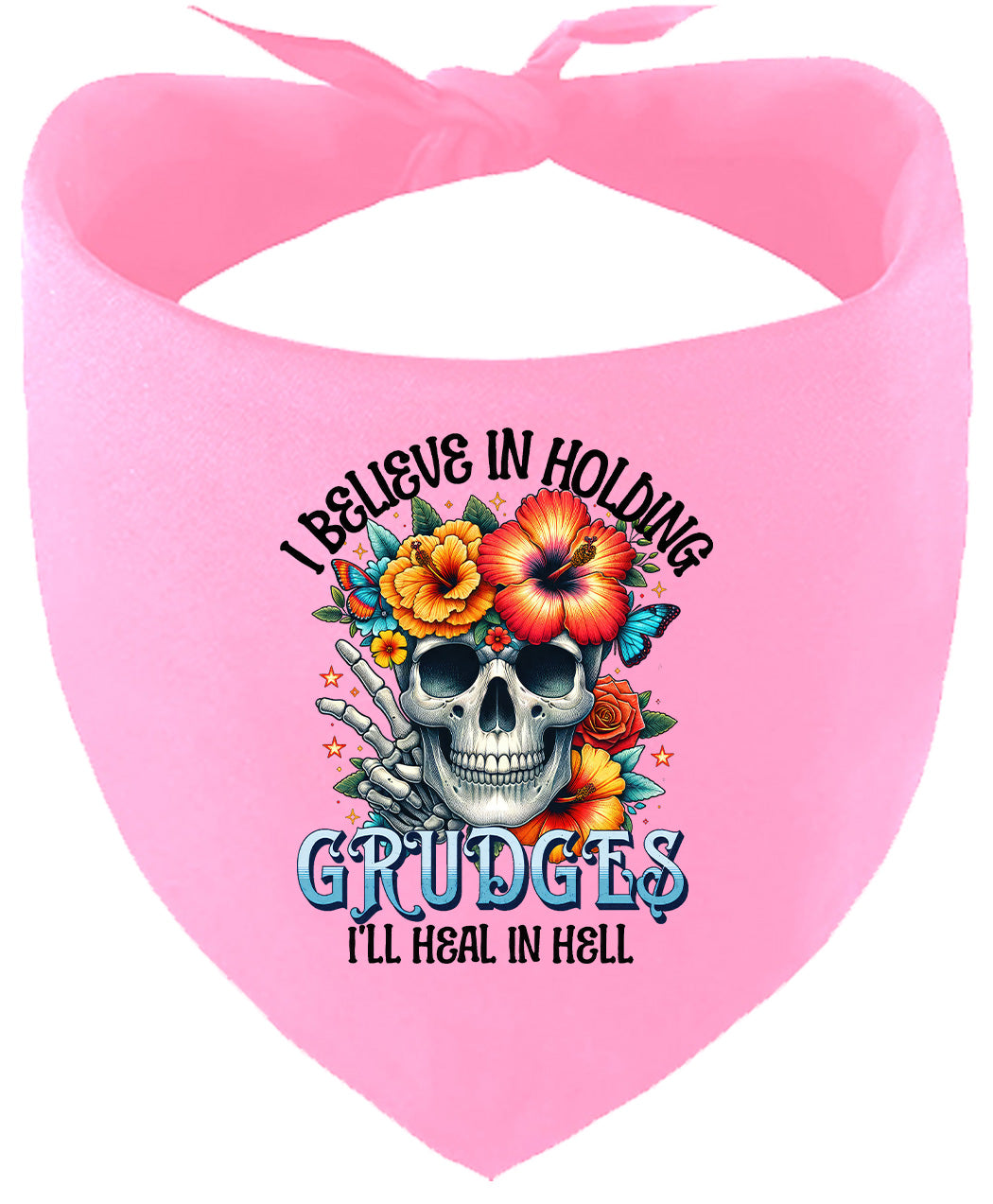 Grudges Skull Pet Bandana