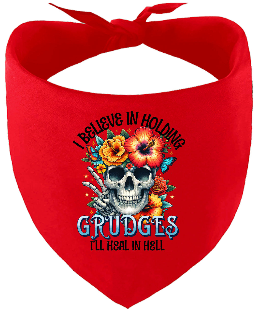 Grudges Skull Pet Bandana