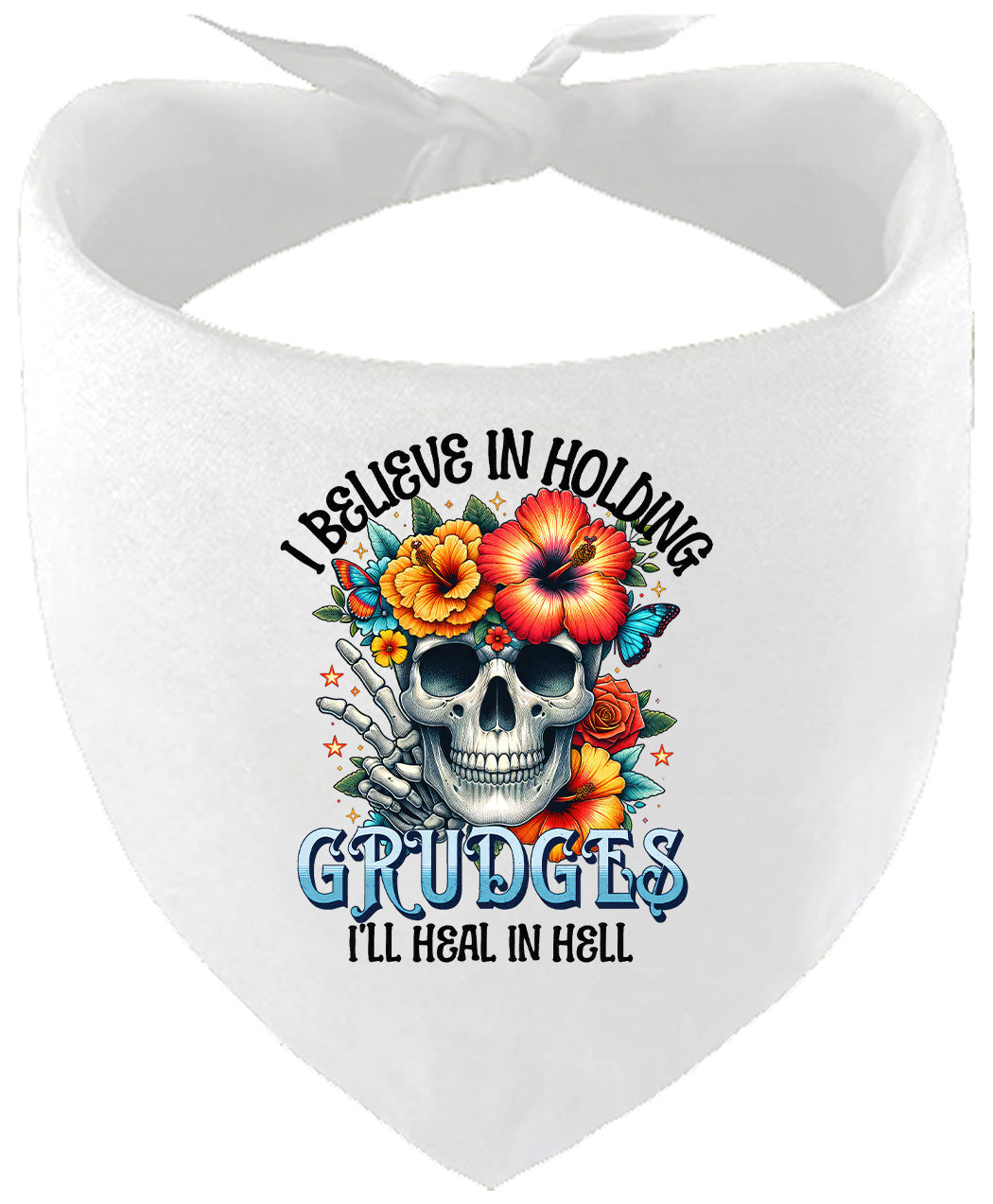 Grudges Skull Pet Bandana