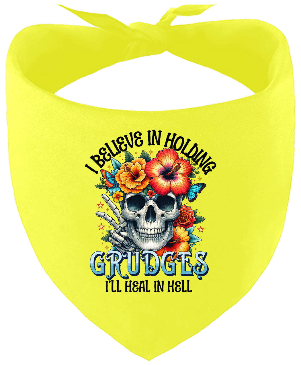 Grudges Skull Pet Bandana
