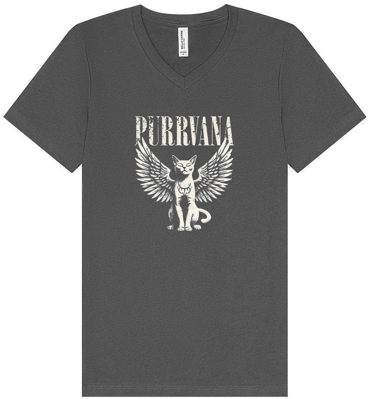 Purrvana Unisex V-Neck Shirt