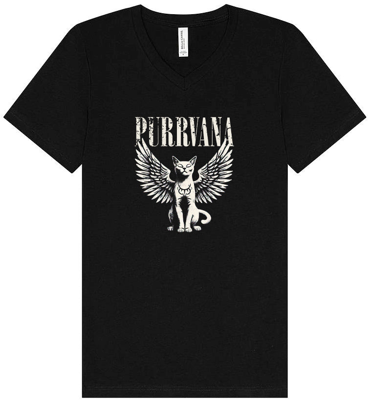 Purrvana Unisex V-Neck Shirt