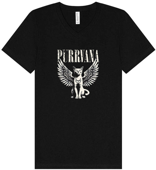 Purrvana Unisex V-Neck Shirt