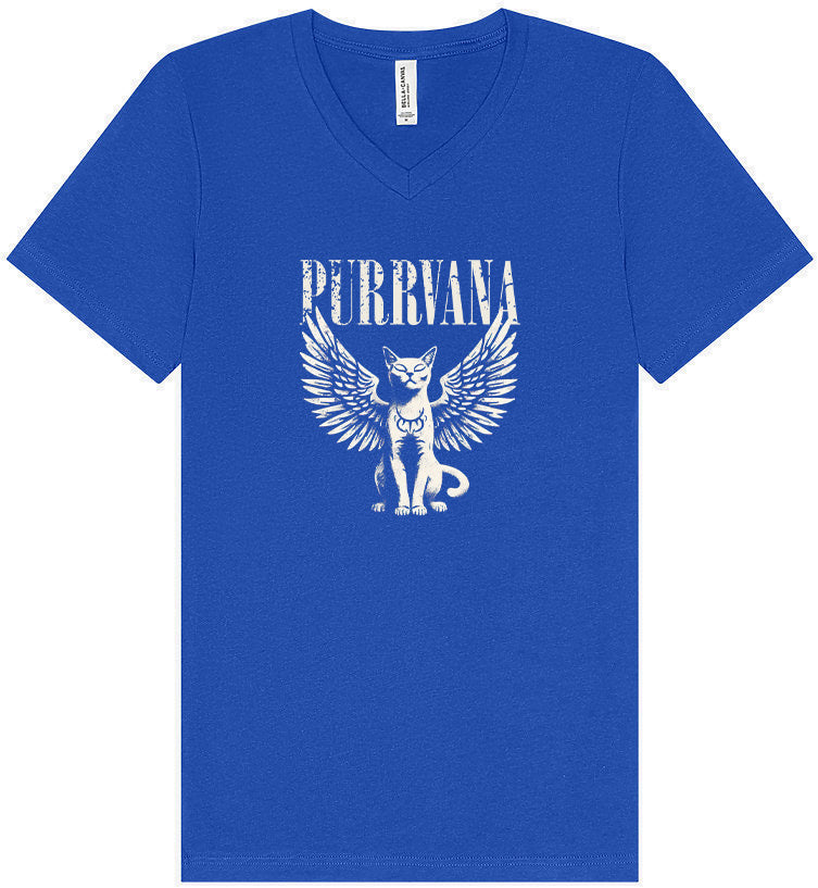 Purrvana Unisex V-Neck Shirt
