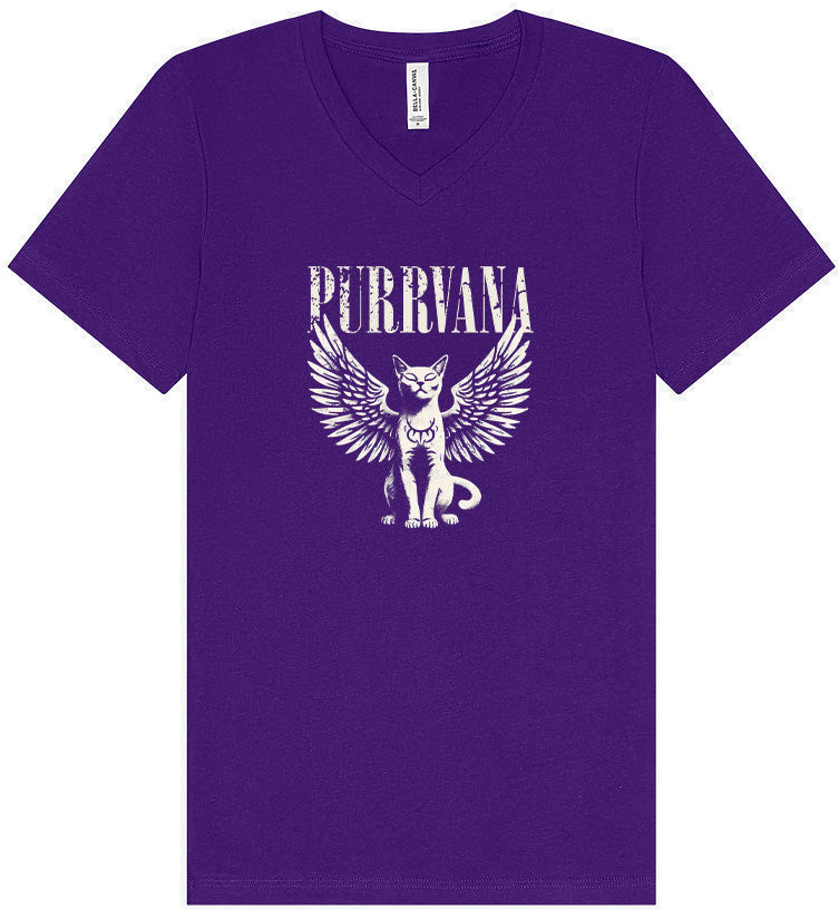 Purrvana Unisex V-Neck Shirt
