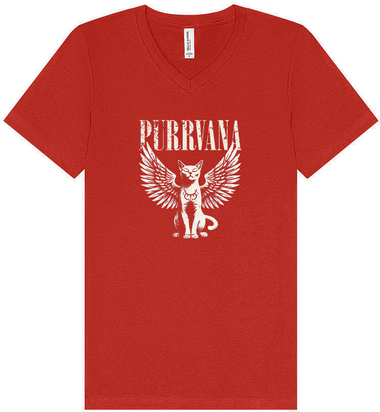 Purrvana Unisex V-Neck Shirt