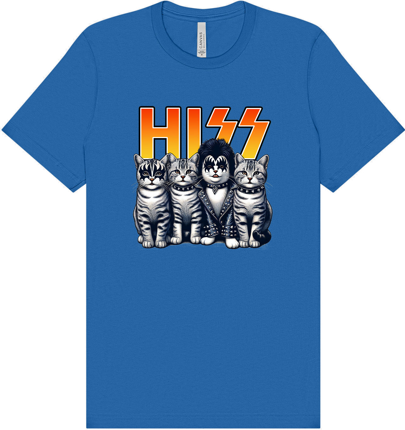 Hiss Kitties Parody Adult Bella Canvas Shirt