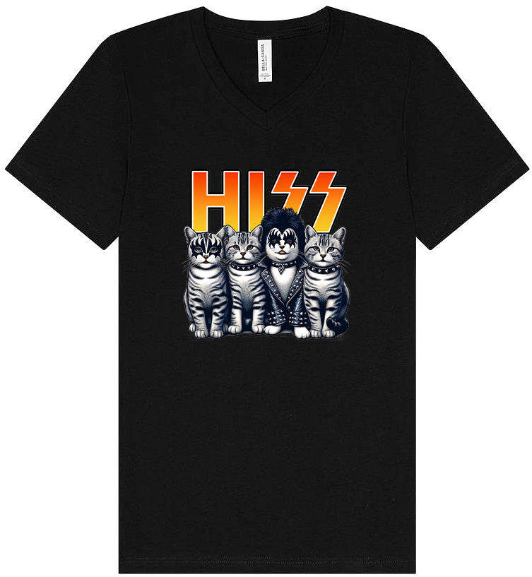 Hiss Kitties Parody Unisex V-Neck Shirt