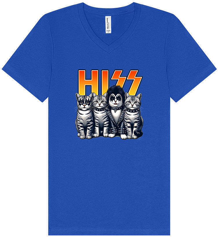 Hiss Kitties Parody Unisex V-Neck Shirt