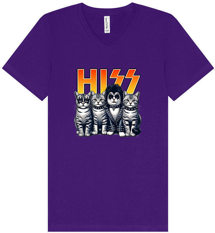 Hiss Kitties Parody Unisex V-Neck Shirt