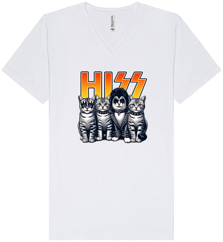 Hiss Kitties Parody Unisex V-Neck Shirt