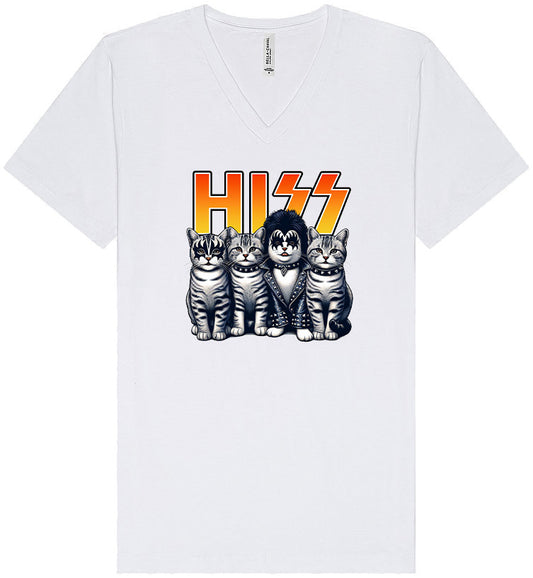 Hiss Kitties Parody Unisex V-Neck Shirt