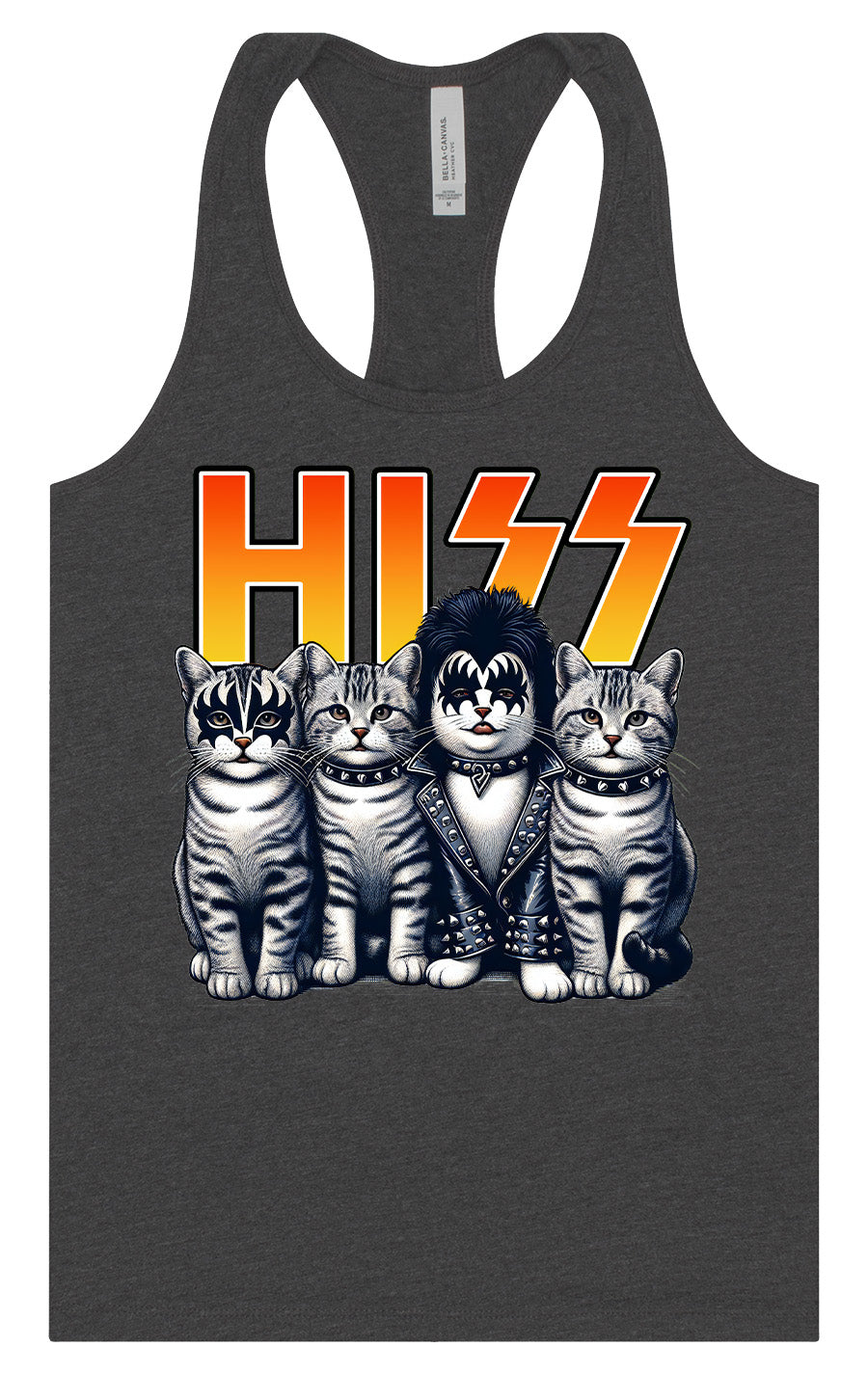 Hiss Kitties Parody Women's Racerback Tank