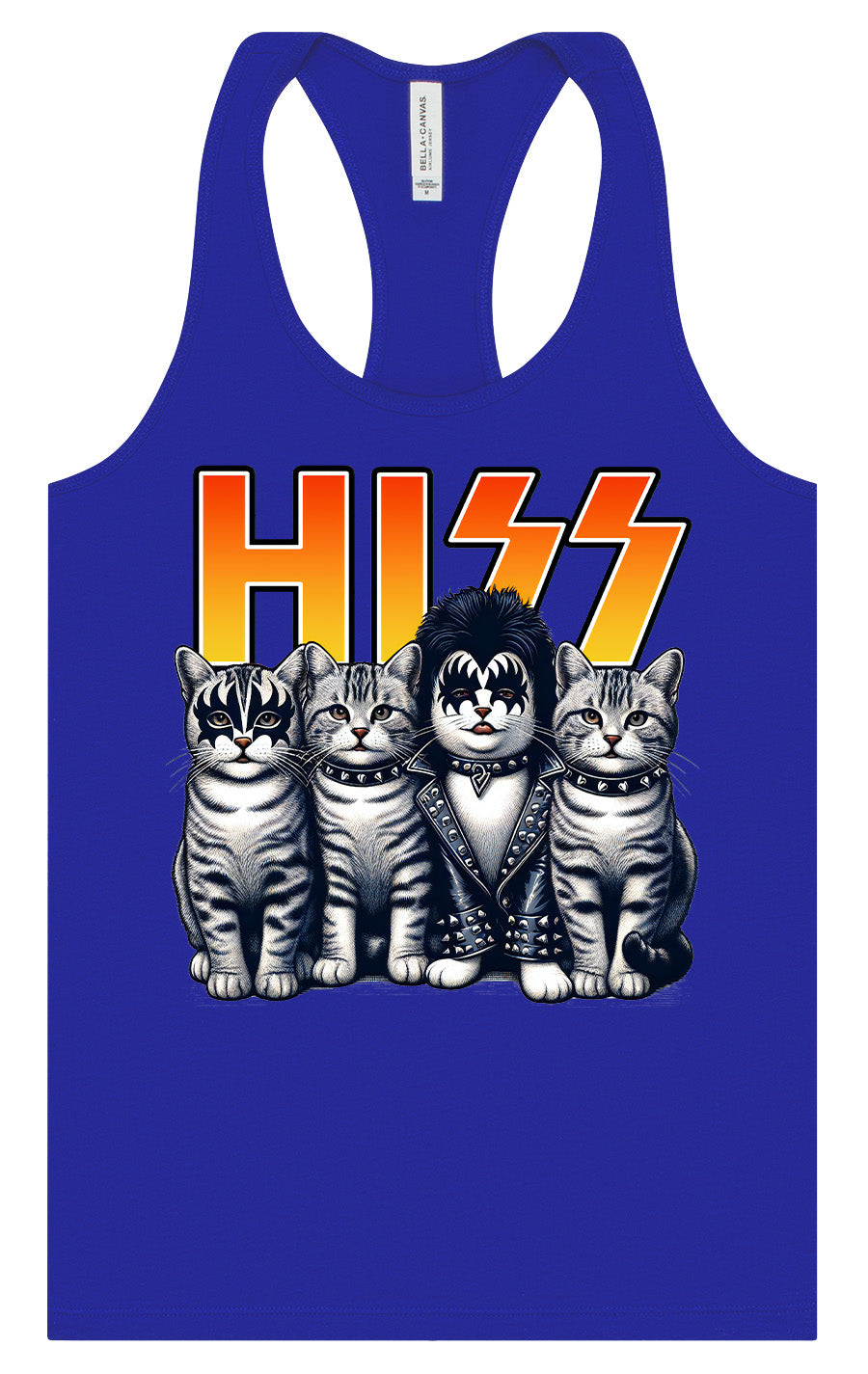 Hiss Kitties Parody Women's Racerback Tank
