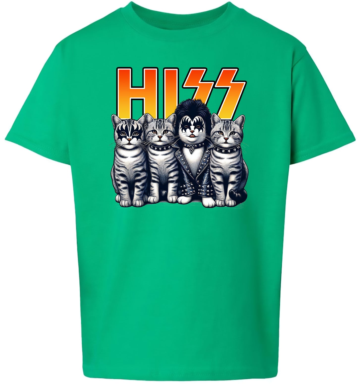 Hiss Kitties Parody Children's Gildan Soft Shirt