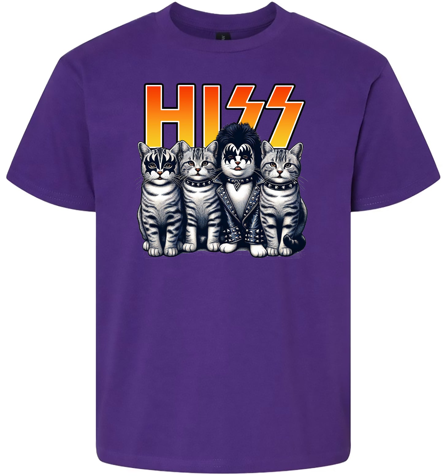 Hiss Kitties Parody Children's Gildan Soft Shirt