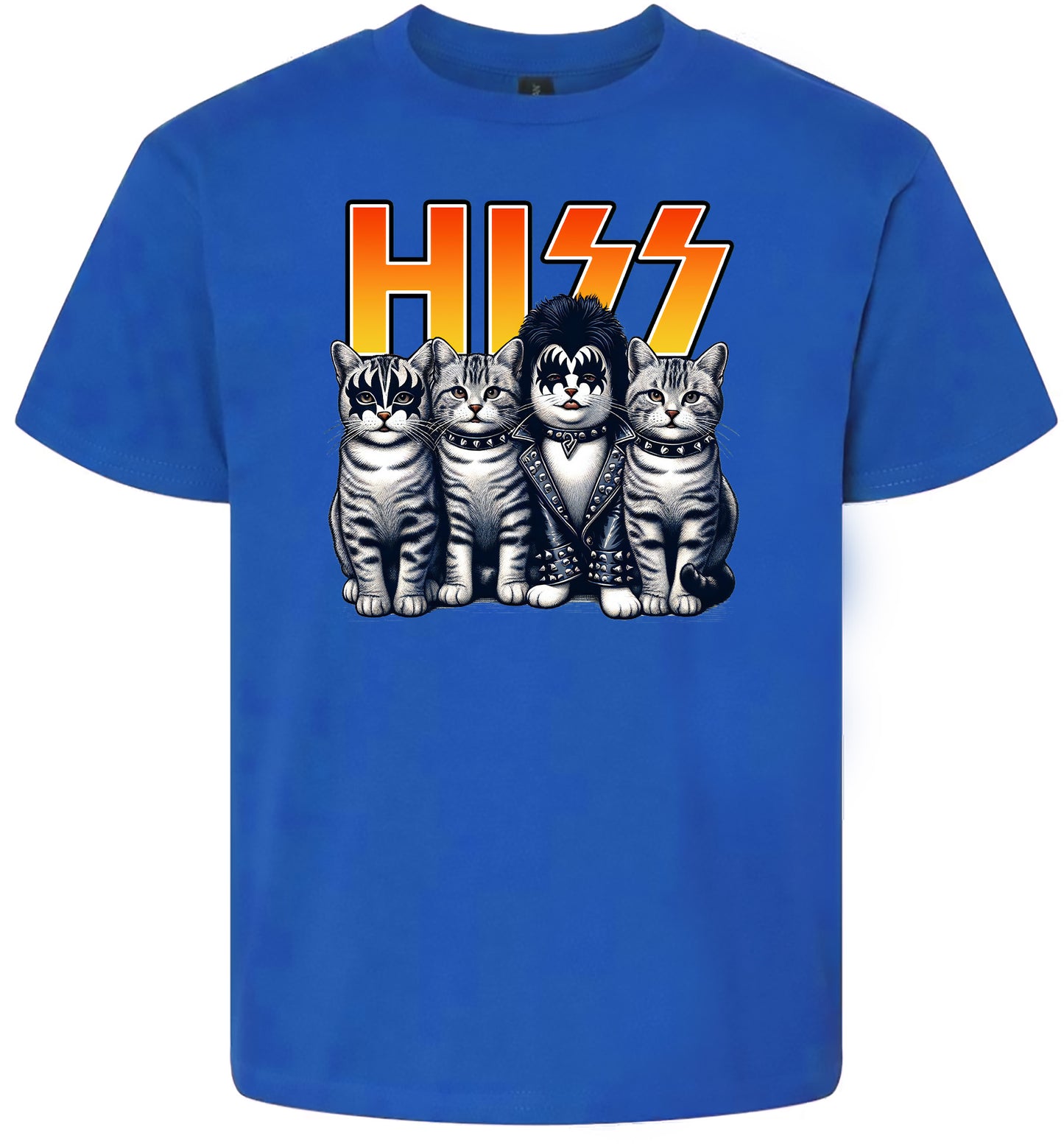 Hiss Kitties Parody Children's Gildan Soft Shirt