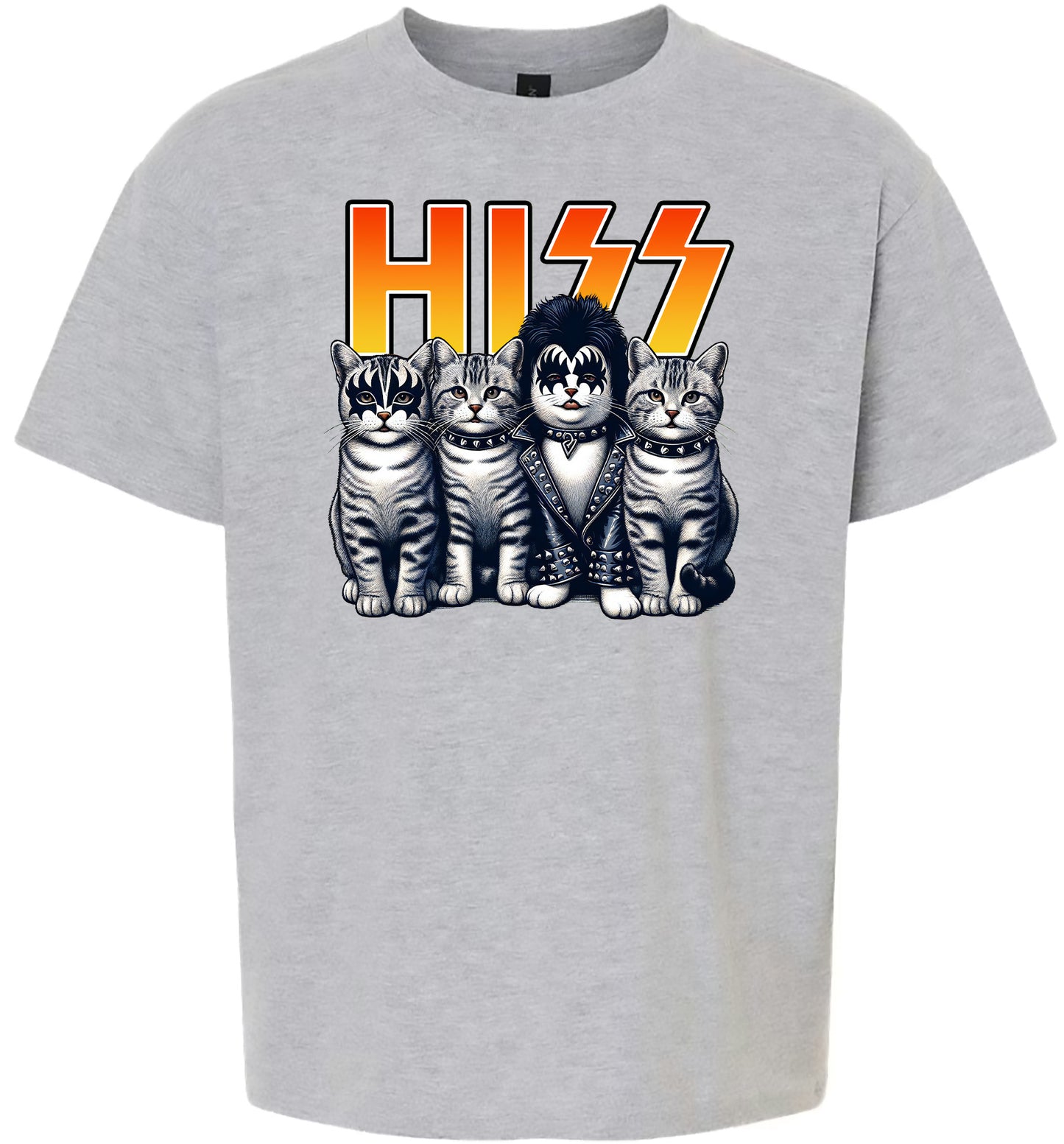 Hiss Kitties Parody Children's Gildan Soft Shirt