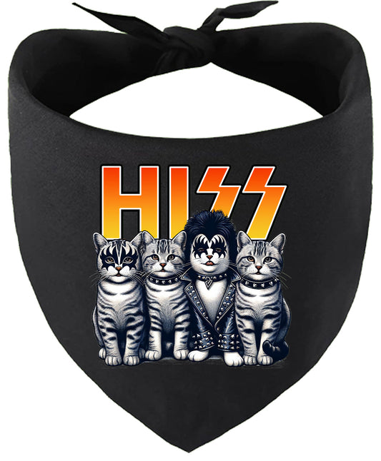 Hiss Kitties Parody Pet Bandana