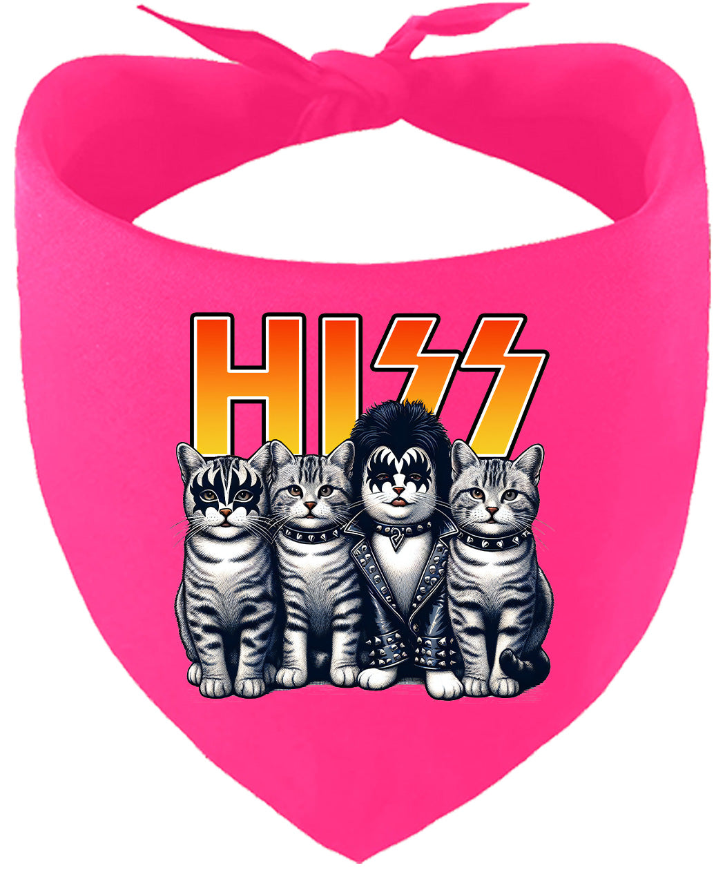 Hiss Kitties Parody Pet Bandana