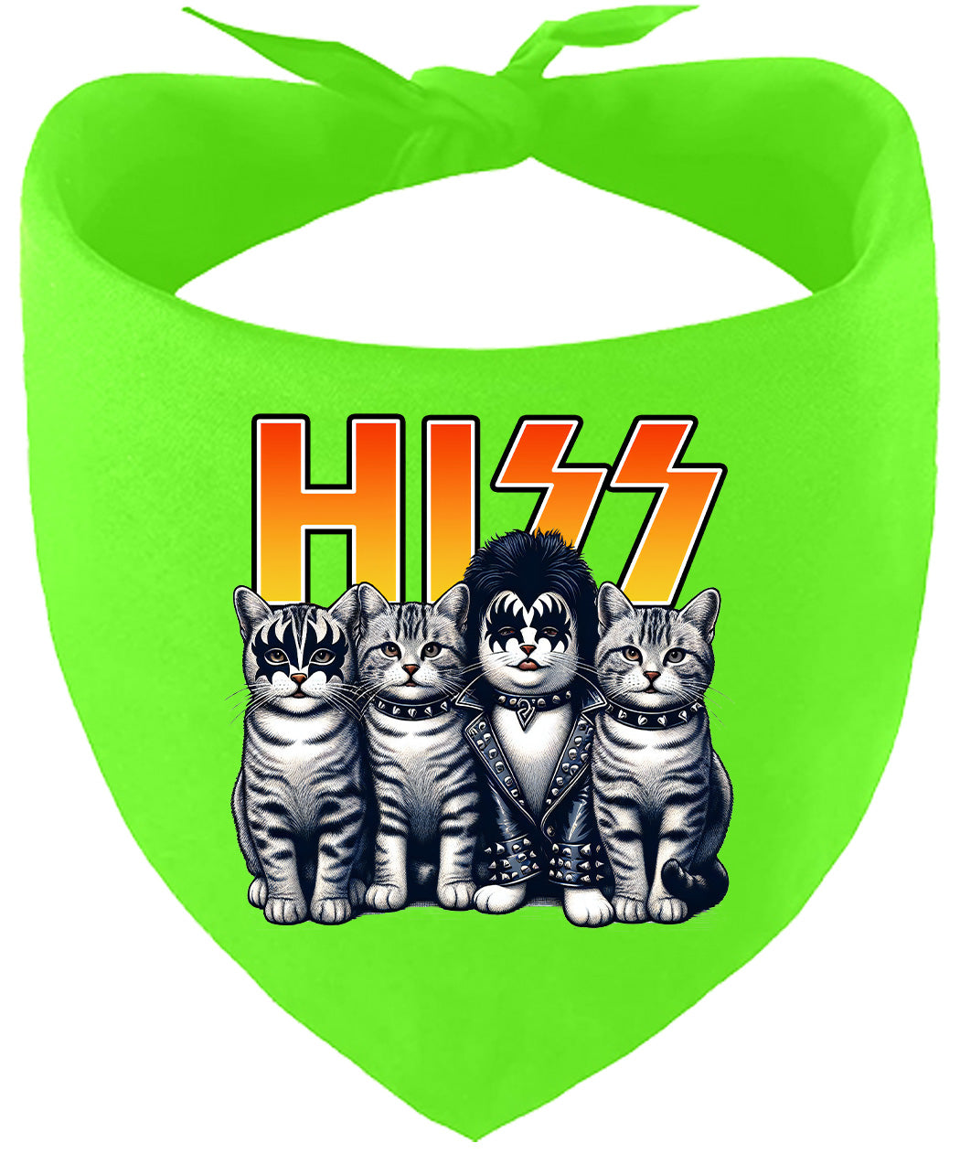 Hiss Kitties Parody Pet Bandana