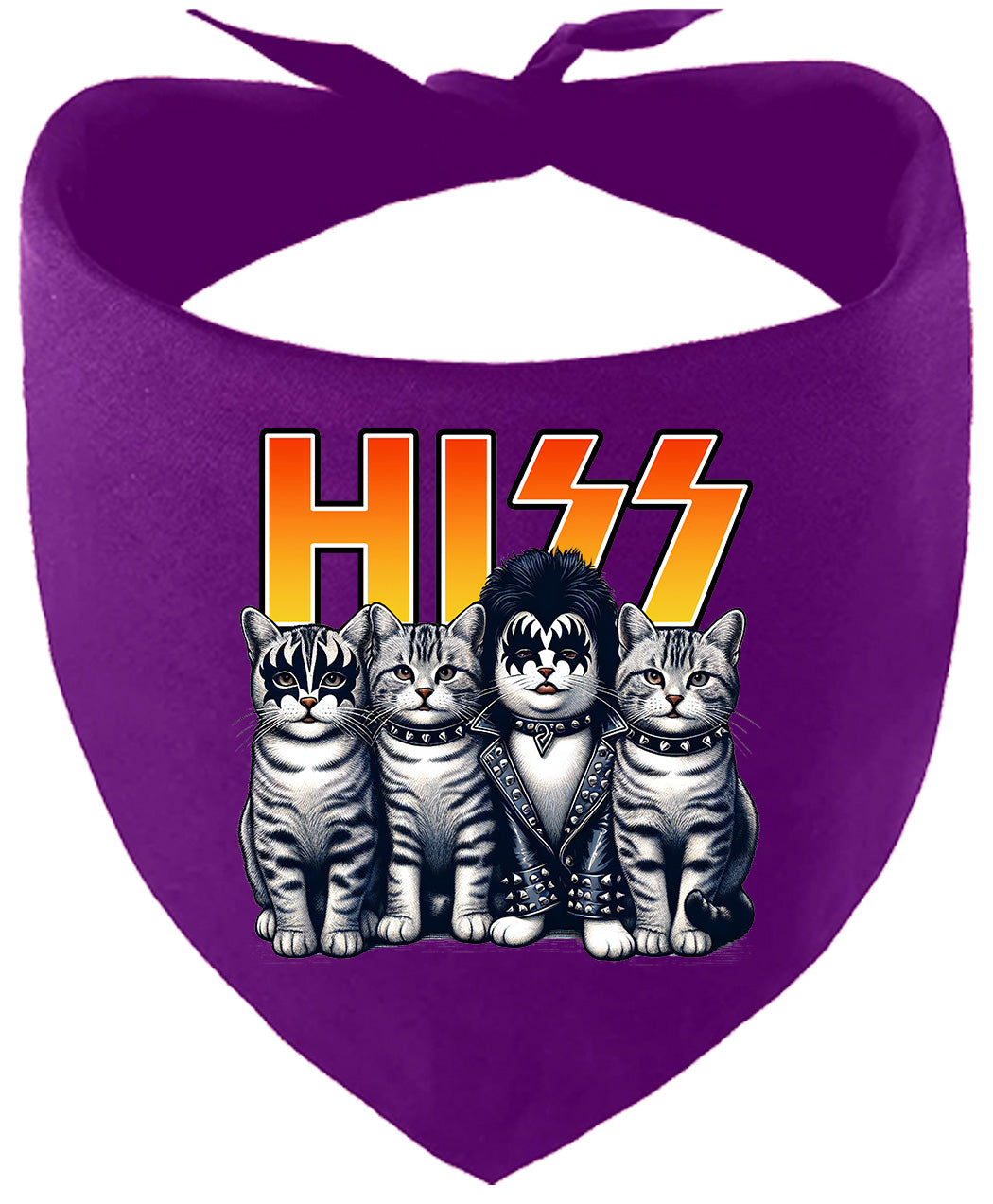Hiss Kitties Parody Pet Bandana