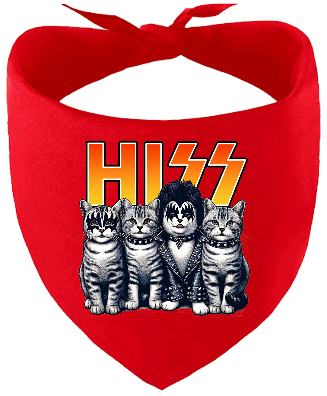Hiss Kitties Parody Pet Bandana