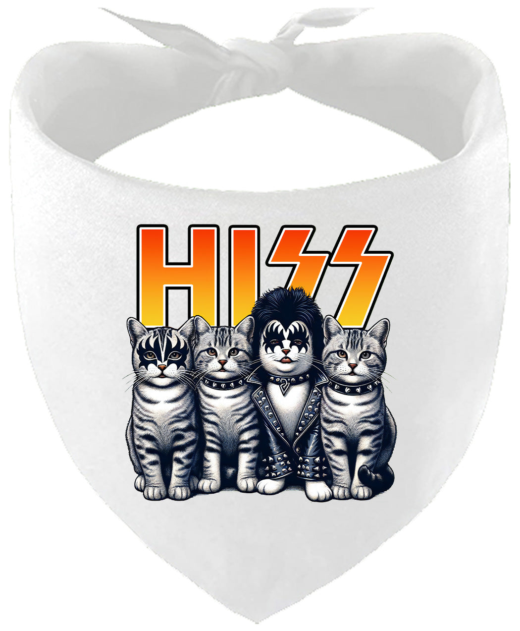 Hiss Kitties Parody Pet Bandana
