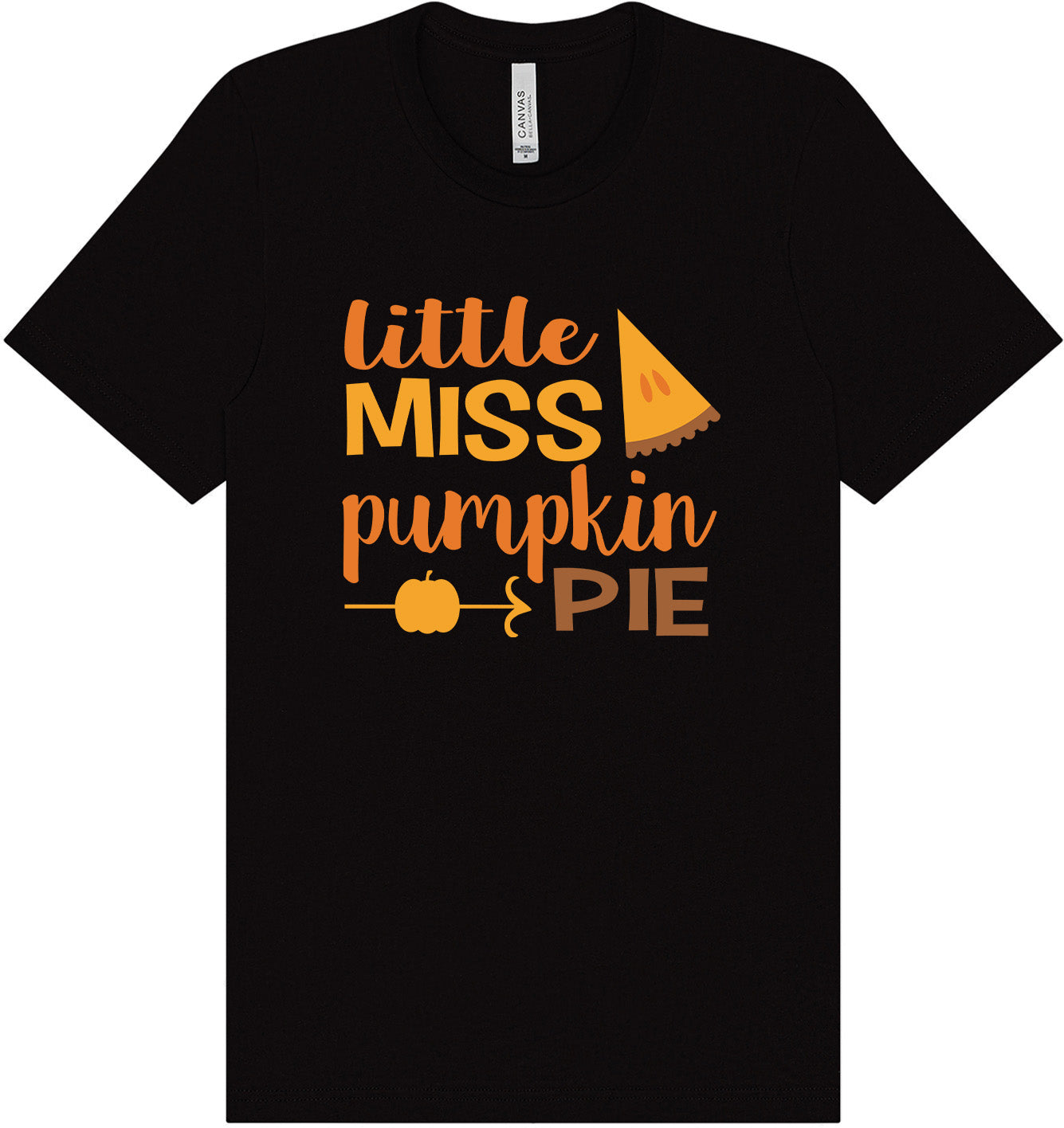 Miss Pumpkin Pie Adult Bella Canvas Shirt