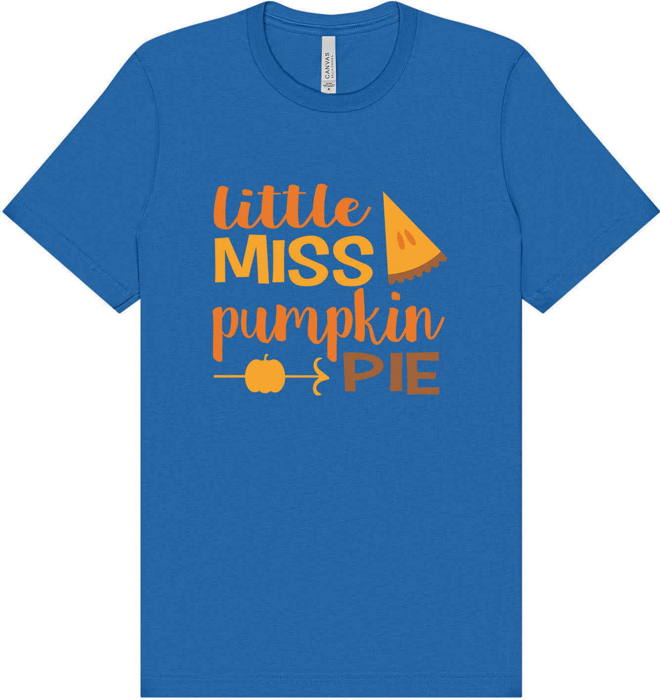 Miss Pumpkin Pie Adult Bella Canvas Shirt