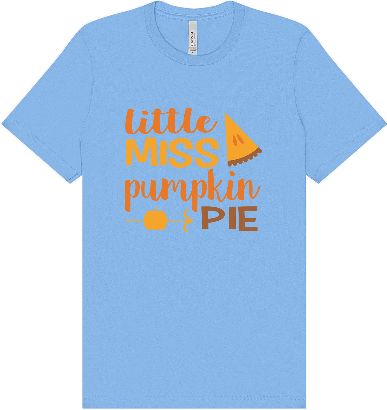 Miss Pumpkin Pie Adult Bella Canvas Shirt