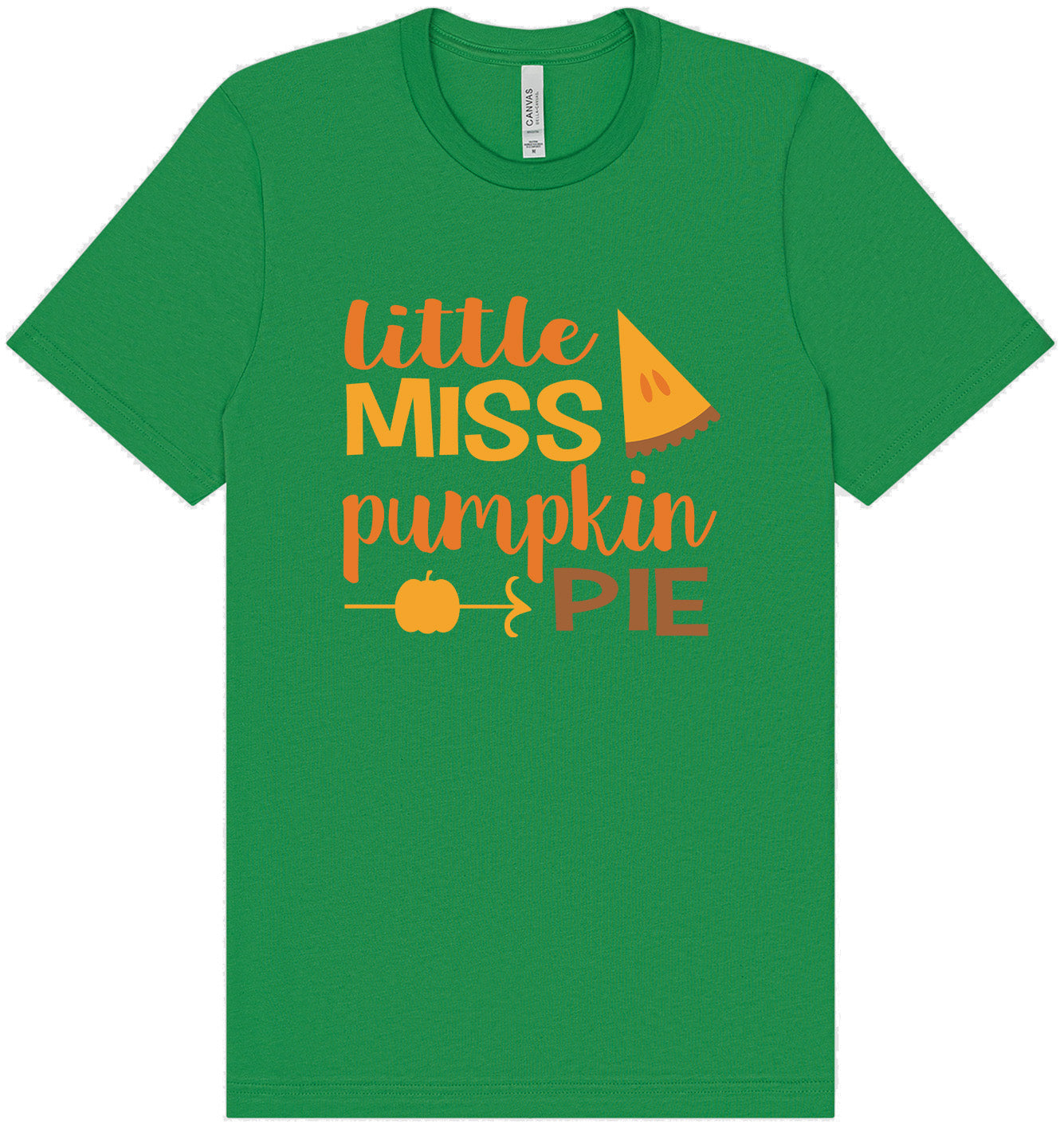 Miss Pumpkin Pie Adult Bella Canvas Shirt