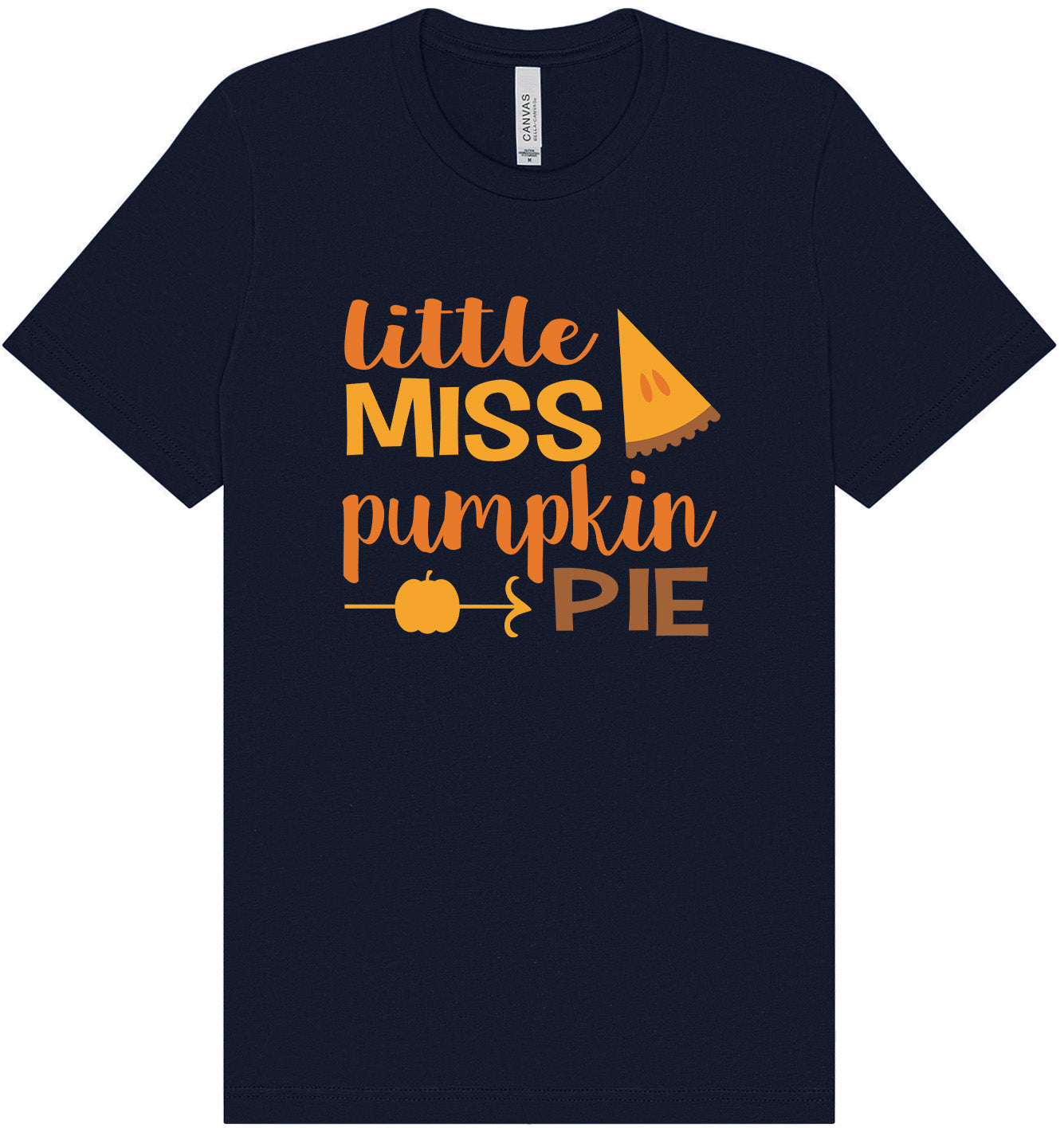 Miss Pumpkin Pie Adult Bella Canvas Shirt