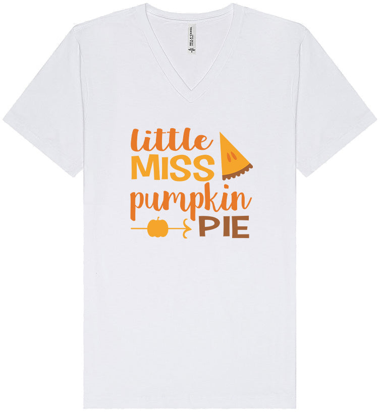 Miss Pumpkin Pie Unisex V-Neck Shirt
