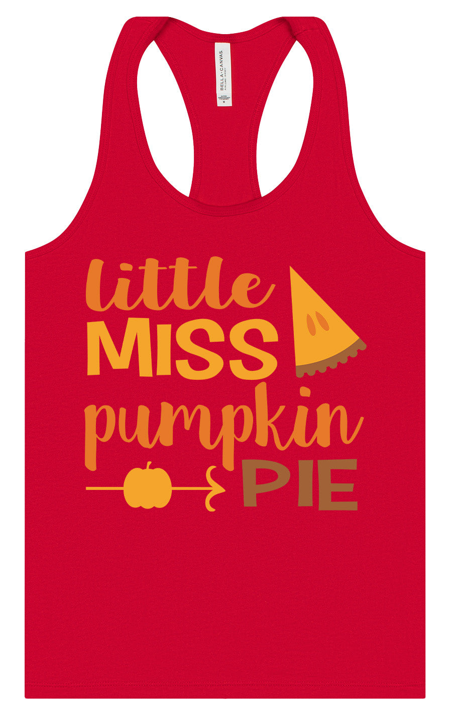 Miss Pumpkin Pie Women's Racerback Tank