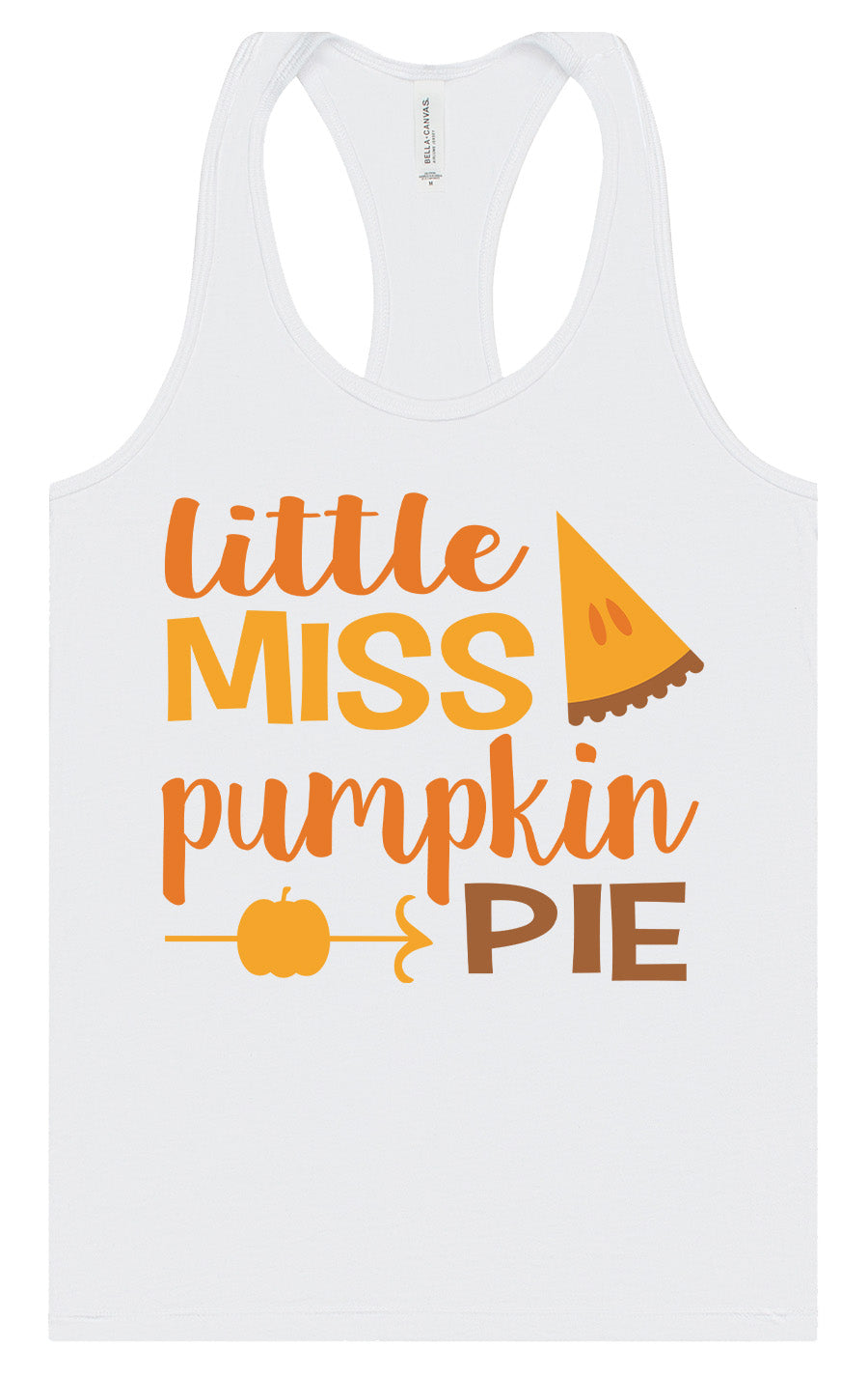 Miss Pumpkin Pie Women's Racerback Tank