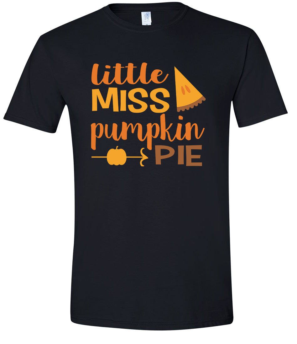 Miss Pumpkin Pie Adult Gildan Soft Shirt