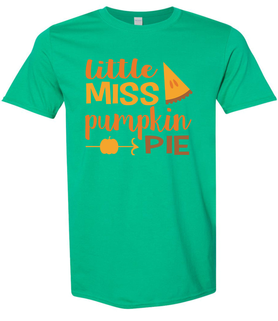 Miss Pumpkin Pie Adult Gildan Soft Shirt