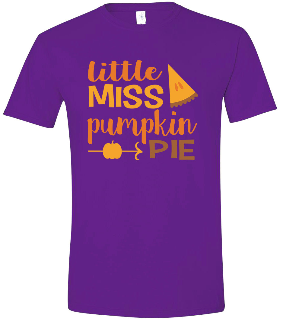 Miss Pumpkin Pie Adult Gildan Soft Shirt