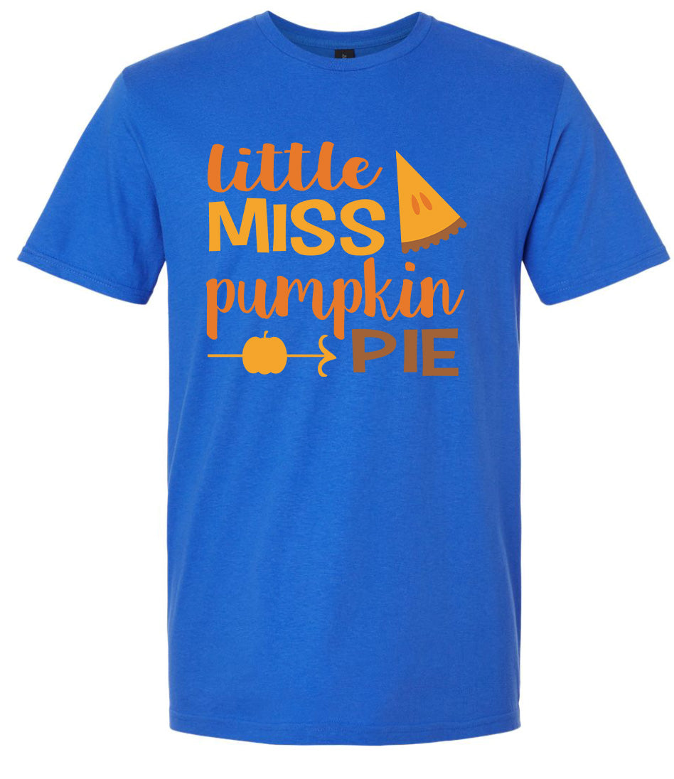 Miss Pumpkin Pie Adult Gildan Soft Shirt