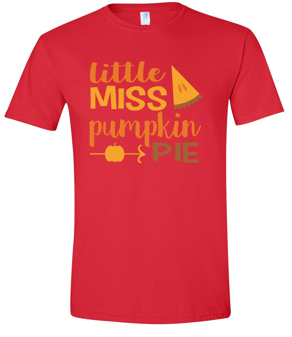 Miss Pumpkin Pie Adult Gildan Soft Shirt