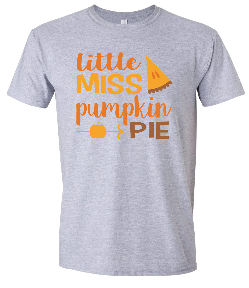 Miss Pumpkin Pie Adult Gildan Soft Shirt