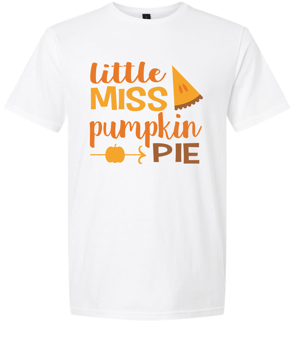 Miss Pumpkin Pie Adult Gildan Soft Shirt