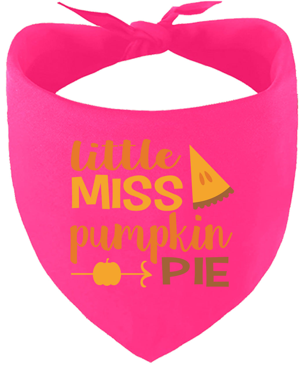 Miss Pumpkin Pie Pet Bandana