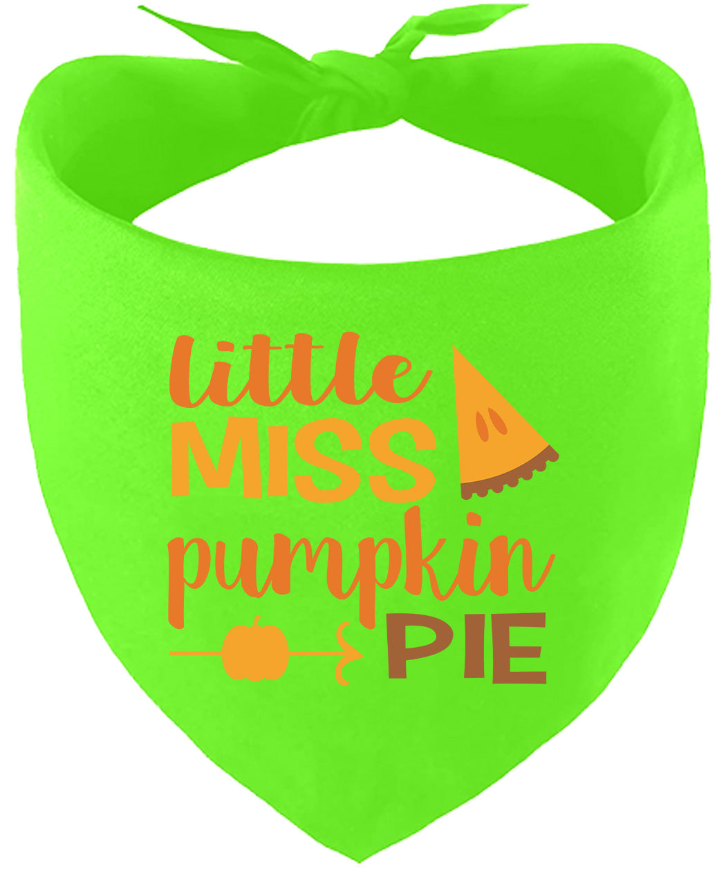 Miss Pumpkin Pie Pet Bandana
