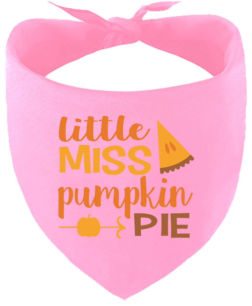 Miss Pumpkin Pie Pet Bandana
