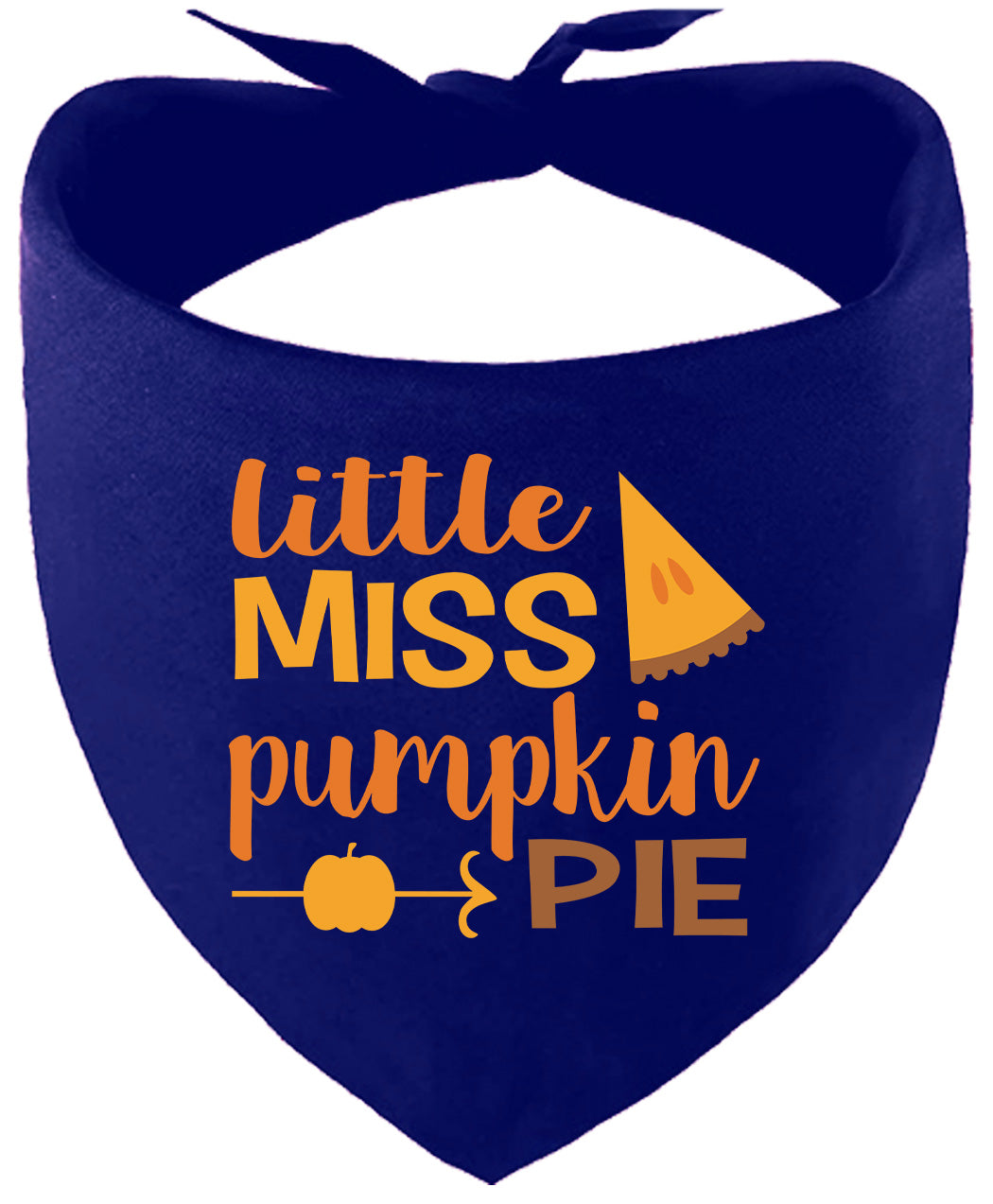 Miss Pumpkin Pie Pet Bandana