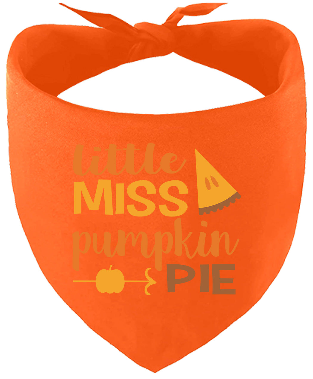 Miss Pumpkin Pie Pet Bandana
