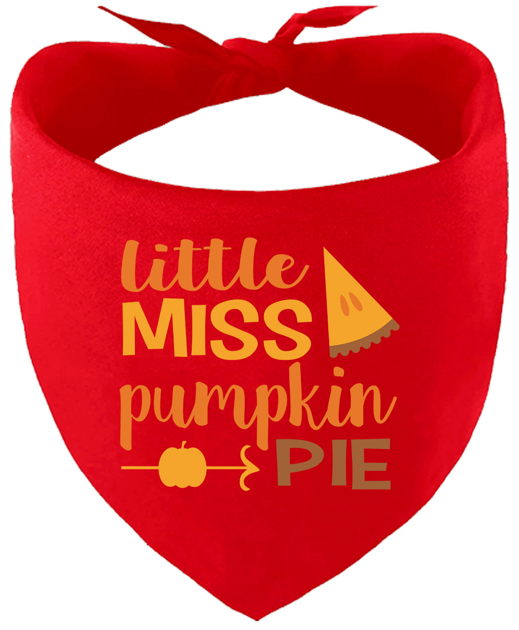 Miss Pumpkin Pie Pet Bandana